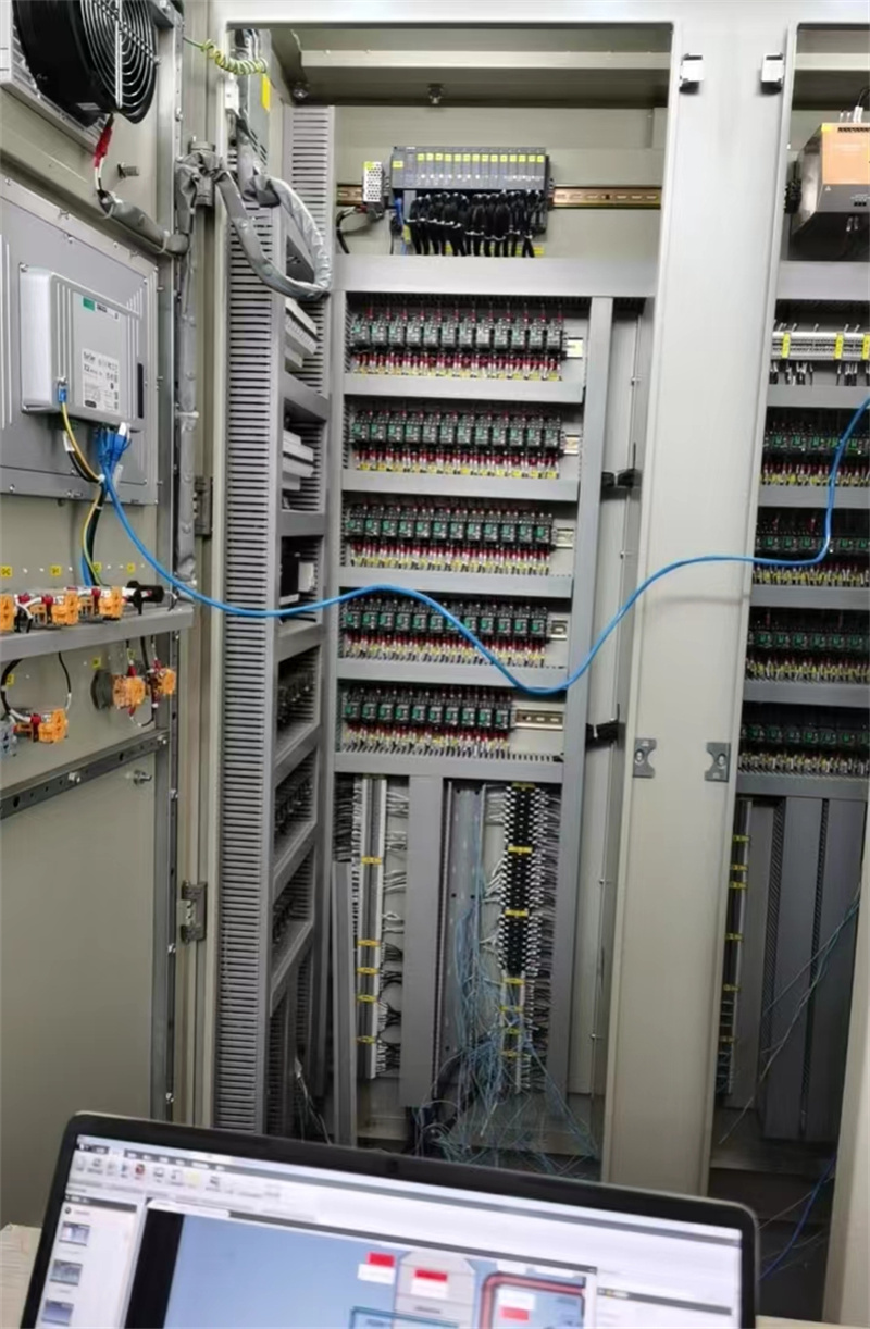 Internal of PLC Cabinet in MCC