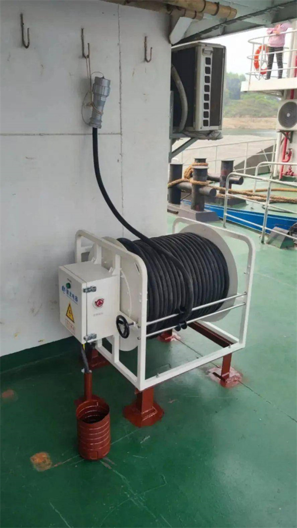 Cable Winch on Vessel