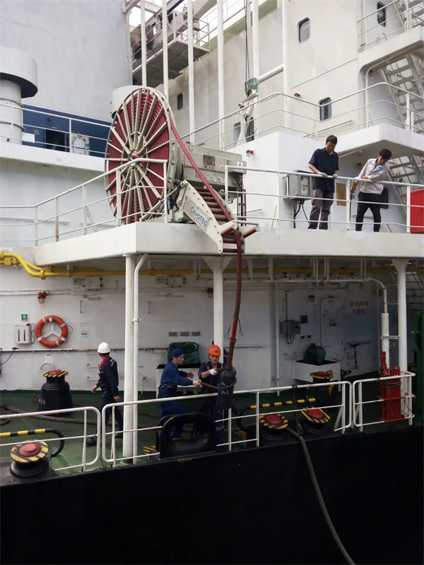 Cable Winch on Vessel