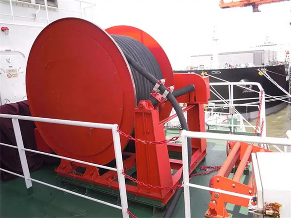 Cable Winch on Vessel